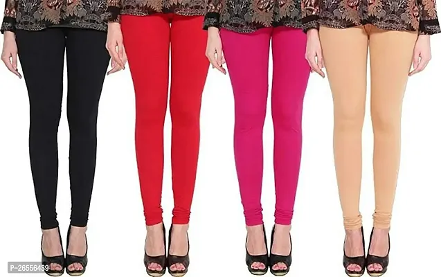 Aaru Collection Women's Skinny Fit Leggings (Black+Red+Pink+Skin-XL_Black+Red+Pink+Skin_X-Large)