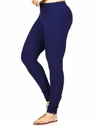 PR PINK ROYAL Women's Solid Cotton Viscose Lycra Regular Fit Leggings Combo Pack 6 | Color Green,Yellow,Red,Blue,Black,White-thumb1