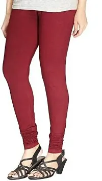 Anay Women's Regular Fit Cotton Leggings (SKIN+BROWN+BLUE+BABY_PINK+BLACK+MAR_Skin, Brown, Blue, Baby Pink, Black, Maroon_Free Size)-thumb4