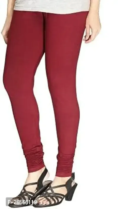 Anay Women's Regular Fit Cotton Leggings (SKIN+BROWN+BLUE+BABY_PINK+BLACK+MAR_Skin, Brown, Blue, Baby Pink, Black, Maroon_Free Size)-thumb5