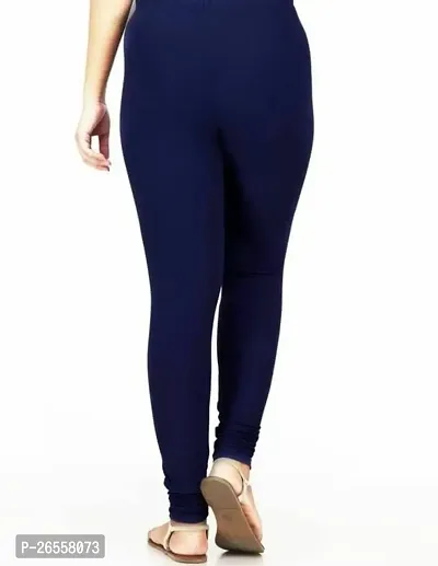 PR PINK ROYAL Women's Solid Cotton Viscose Lycra Regular Fit Leggings Combo Pack 3 | Color Maroon,NavyBlue,Black-thumb3