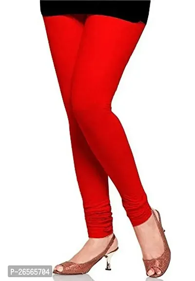 Aaru Collection Women's Regular Fit Cotton Churidar Leggings (Red, White, Black, Beige_Red White, Black, Beige_XL)-thumb5