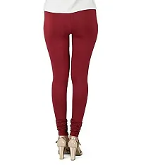 Aaru Collection Women's Regular Fit Cotton Leggings (Leggings--Pack of 3_Beige, Maroon, Black_XL)-thumb4