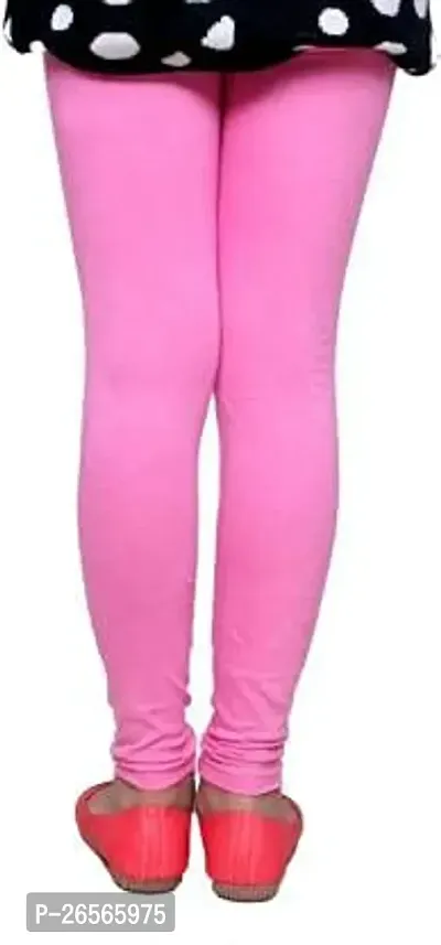 Tik Tok Girl's Cotton Slim Leggings Combo (Multicolour, 9-10 Years) -Pack of 5-thumb5