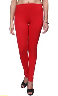 Zefiny Chudidar Cotton Stretchable Legging for Women Combo Pack of 4 Multicolor-thumb3