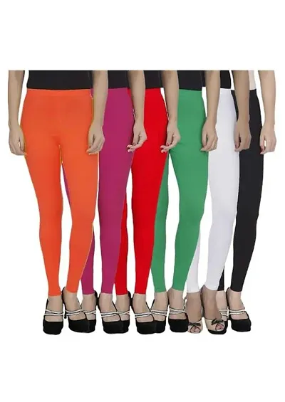 Classic Viscose Solid Legging for Women, Pack of