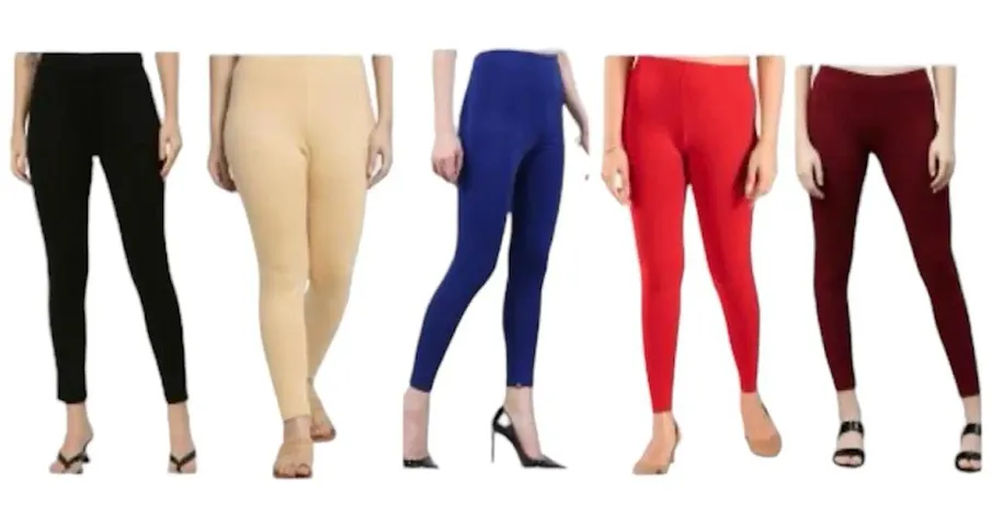 Women Leggings pack of 5 / Women leggings / leggings / Girls leggings / PR LEGGINGS / combo leggings / Women leggings