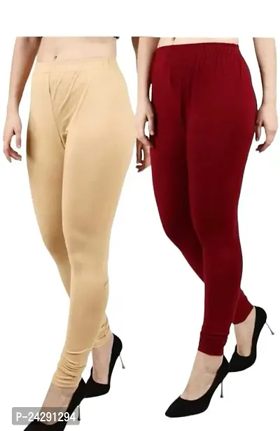 Devaas Multicolor leggings for Womens Free Size Pack Of 5 Combo Offer :  : Fashion