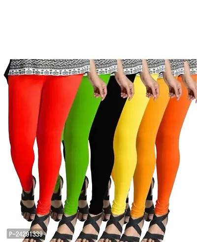 Women Leggings pack of 6 / Women leggings / leggings / Girls leggings / PR PINK ROYAL LEGGINGS / combo leggings / Women multicolor leggings-thumb0