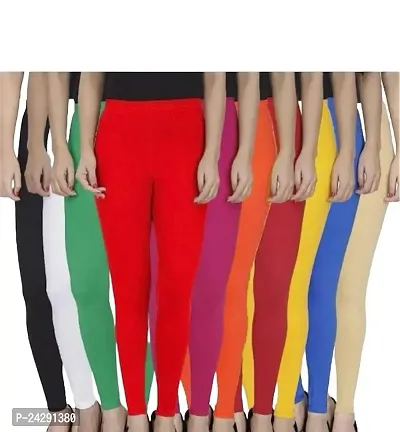 Women Leggings Pack of 10 Free Size