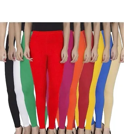 Fabulous Viscose Leggings For Women Pack Of 3