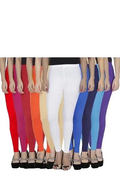 women multicolor leggings pack of 10 / women leggings / leggings
