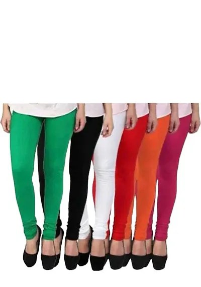 Classic Viscose Solid Leggings For Women Pack of