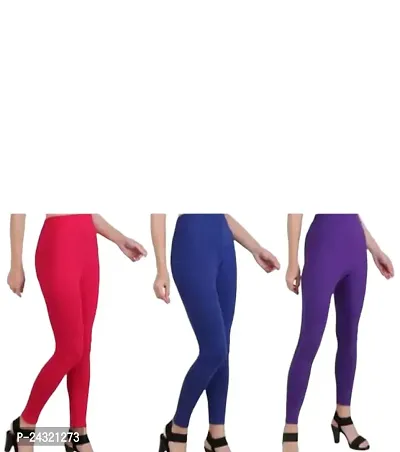 Women Leggings pack of 3 / Women leggings / leggings / Girls leggings / PR PINK ROYAL LEGGINGS / combo leggings / Women multicolor leggings