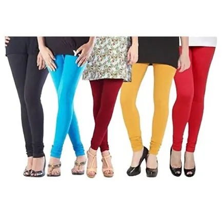 Shop Womens Leggings | Ladies Leggins - Fanta Orange | Ramraj Cotton