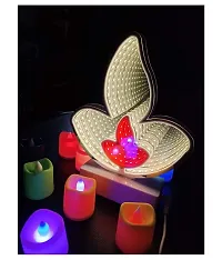 3D Creative Double-Sided Tunnel Lamp LED Light Plastic Table Lamp - Pack of 1 | Diwali Light-thumb1