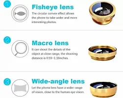ZEYNEP 3IN1 Camera ; Fisheye Wide Angle; Macro with Clip Holder Mobile Phone Lens-thumb4