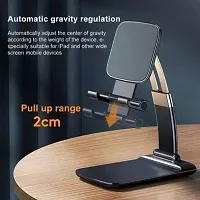 JOKIN Adjustable Cell Phone Stand, Foldable Portable Phone Stand Phone Holder for Desk, Desktop Tablet Stand Compatible with Mobile Phone ,Tablet Mobile Holder-thumb3