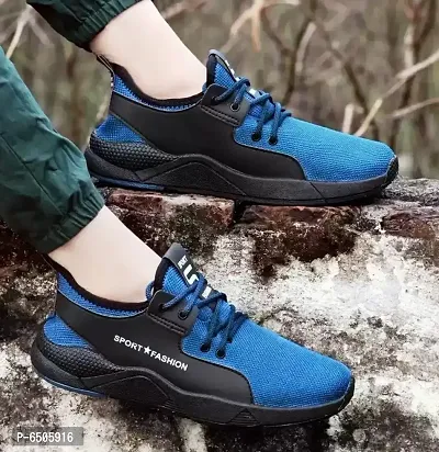 Breathable Mesh Upper Sneakers Shoes For Men-thumb0
