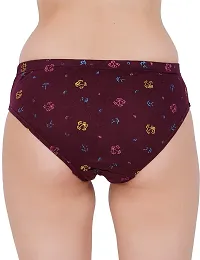 RM Women Cotton Blend Printed Hipster Panties Underwear (Multicolor, L) (Pack of 12)-thumb2