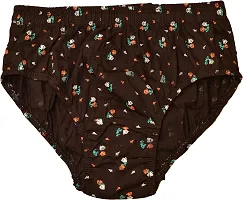 RM Women Pure Cotton Printed Hipster Panties Underwear (Multicolor, S) (Pack of 6)-thumb1