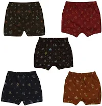 RM Girls Cotton Blend Printed Panties Underwear (Multicolor, 13 - 14 Years) (Pack of 5) (Kids-Haff-Pk-10- (10))-thumb1