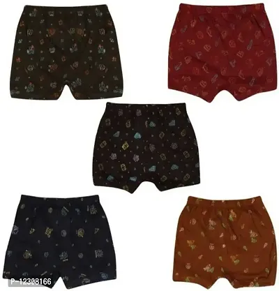 RM Girls Cotton Blend Printed Panties Underwear (Multicolor, 13 - 14 Years) (Pack of 5) (Kids-Haff-Pk-10- (10))-thumb2