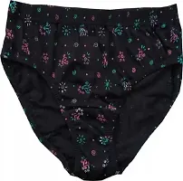 RM Women's Pure Cotton Printed Hipster Panties Underwear (Multicolor, M) (Pack of 5)-thumb2