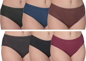 RM Women Cotton Solid Hipster Panties Underwear (Mutlicolor, 100) (Pack of 5)-thumb4