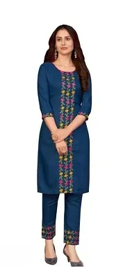 Anouk Women Black Ethnic Motifs Printed Kurta with pent-thumb2