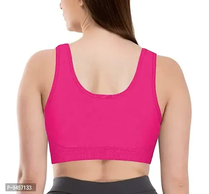 LADYCHOICE Women Nylon Spandex Non Padded Non-Wired Air Sports Bra-thumb3