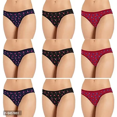 LADY CHOICE Underwears - for Women - Lingeries & Hipsters Panty Set Combo Pack - Underwear Combo - Cotton Panties - ( Colors May Vary )-thumb0