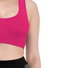 LADYCHOICE Women Nylon Spandex Non Padded Non-Wired Air Sports Bra-thumb4