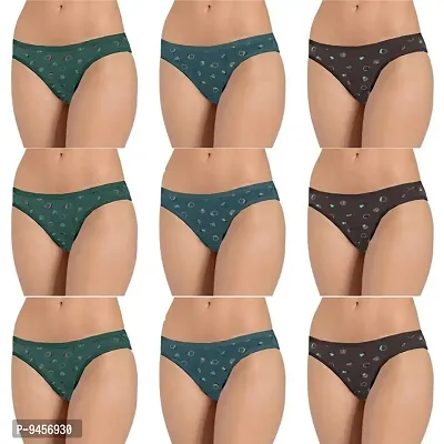 LADY CHOICE Womens Cotton Panties Combo Pack - Underwear , Lingerie & Hipster for Women - Panty Set - Hipsters Pack ( Colors May Vary )-thumb0