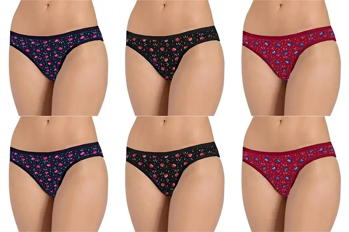 LADY CHOICE Womens Panties Combo Pack - Underwear , Lingerie & Hipster for Women - Panty Set - Combo Pack ( Colors May Vary )