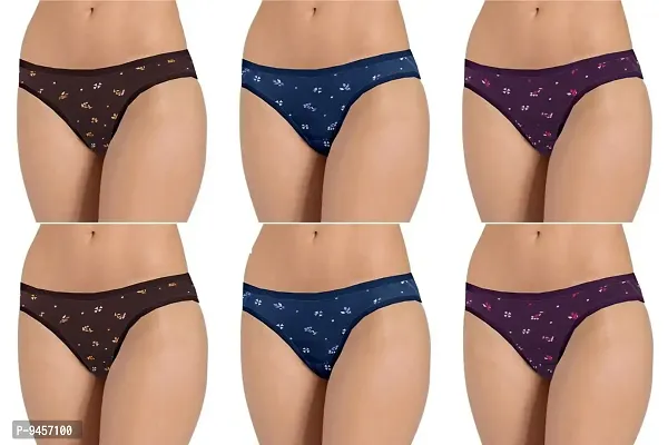 LADY CHOICE Underwears - Underwear Combo - Lingeries & Hipsters Panty Set Combo Pack - for Women - Cotton Panties ( Colors May Vary )