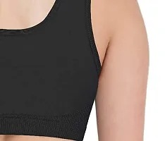 LADY CHOICE Sports Air Bra - Stretchable, Seamless Bras for Women, Girls - Without Hook, Non Padded for Night and Sleeping, Free Size (28 to34)-thumb3