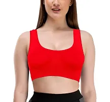 LADY CHOICE Air Bra Sports - Seamless for Women  Girls - Free Size - Everyday Wear - Non Padded  Non Wired-thumb1