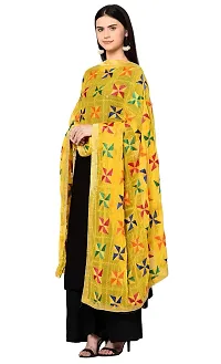 Women's Phulkari Booti Chiffon Dupatta (VEER-D03_Multicolour_Free Size)-thumb3