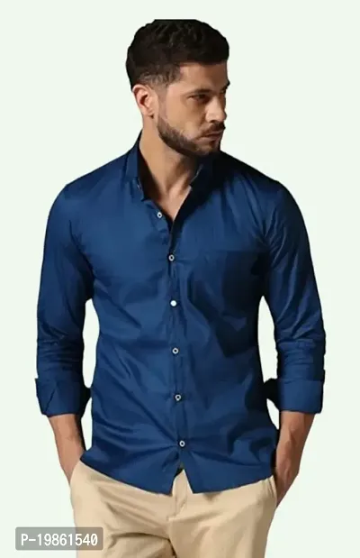Cotton Shirt for Mens || Plain Solid Full Sleeve Shirt || Regular Fit Casual Shirts for Mens With Pocket