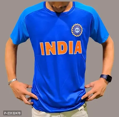 Cricket Virat Kohli Dhoni Rohit India tshirt Jersey. Pack of 1-thumb0