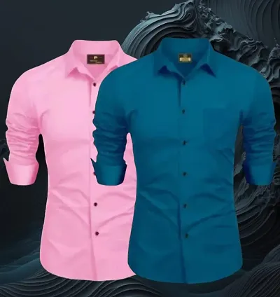 Comfortable Cotton Long Sleeves Casual Shirt 