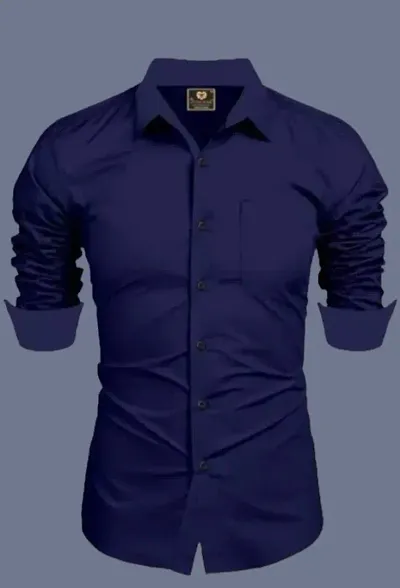 Shirt for Mens || Plain Solid Full Sleeve Shirt || Regular Fit Plain Casual Shirts for Men.Pack of 1