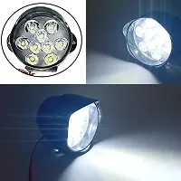 2025 Universal Bike High Power Heavy Duty 9 LED FOG Lights 2 PCS 2 Pul Push Switch With 4 PCS U Indicator Lights-thumb2