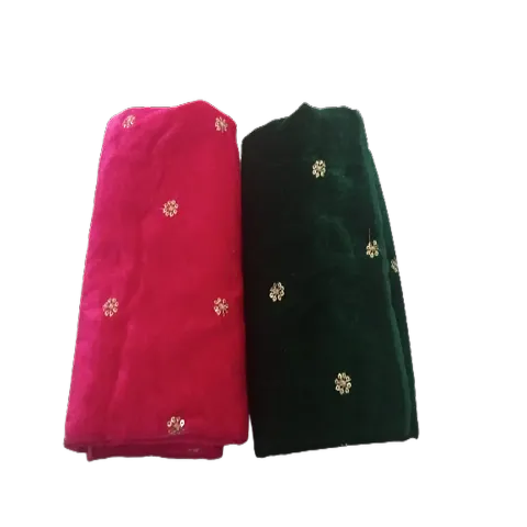 Reliable&nbsp;Unstitched Velvet Blouse Material For Women (Pack of 2)