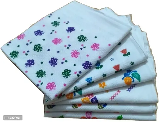 Cotton Multicoloured Face Towels -Pack Of 6-thumb0
