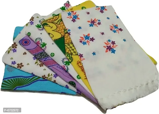 Cotton Multicoloured Face Towels -Pack Of 6