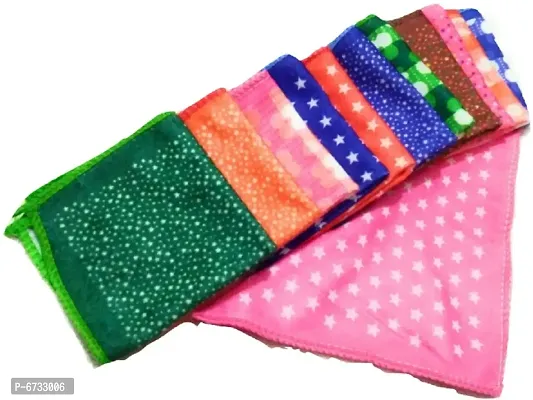 Cotton Multicoloured Face Towels -Pack Of 12-thumb0