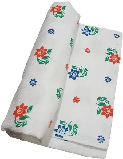 Super Soft Cotton White Bath Towels Set Of 1 Vol-2