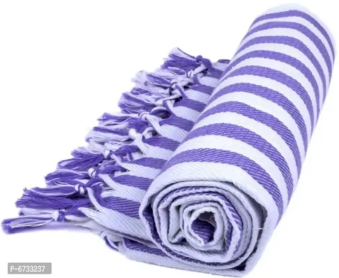 Cotton Purple Bath Towels -Pack Of 1